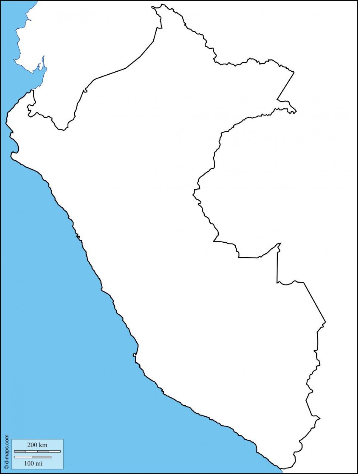 Peruu tühi kaart