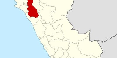 Kaart cajamarca, Peruu