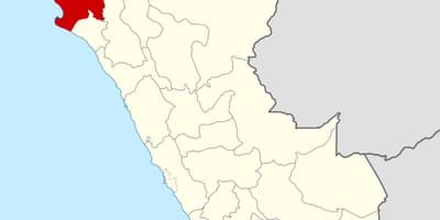 Kaart piura, Peruu